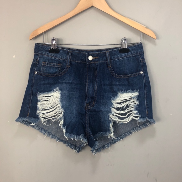 Fashion Nova Pants - Fashion Nova Can't Knock Me Down Shorts High